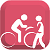 Piktogramm für die Auswirkungen auf Fußgänger und Radfahrer